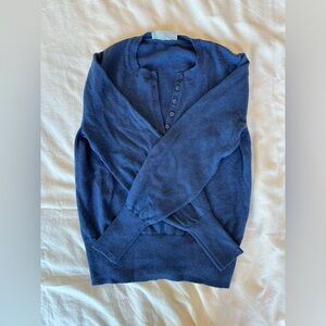 Everlane Navy 100% Cashmere Sweater